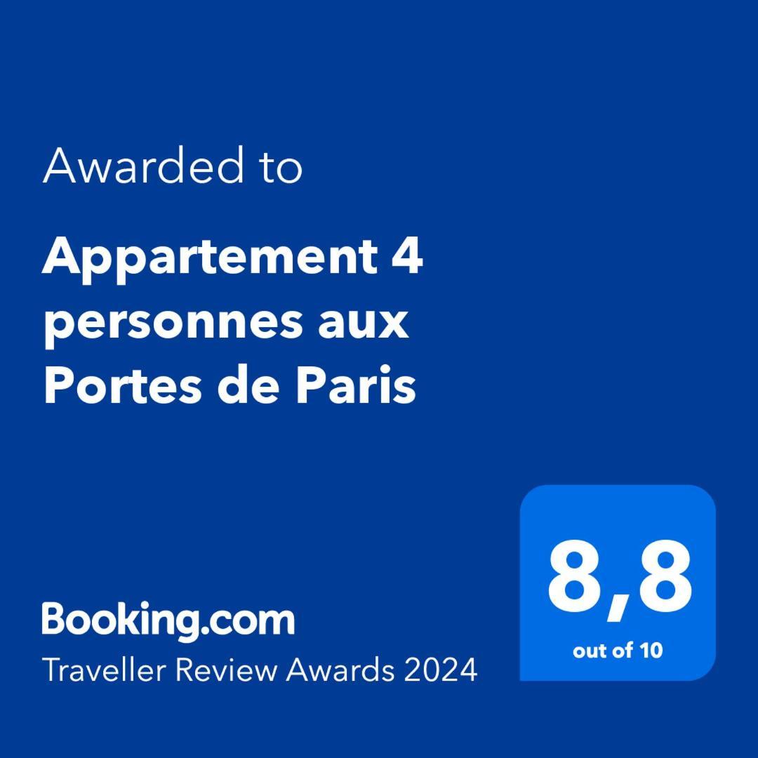 Appartement 4 Personnes Aux Portes De Paris Saint-Denis  Eksteriør bilde
